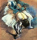 Dancer Fastening her Pump by Edgar Degas
